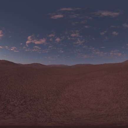 Early Morning Desert HDRI Sky