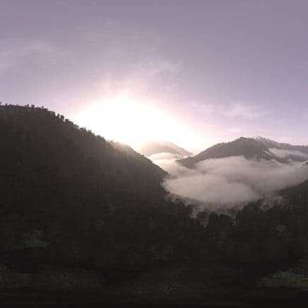 Morning Mountain Forest HDRI Sky