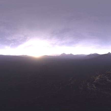 Early Morning Tundra HDRI Sky