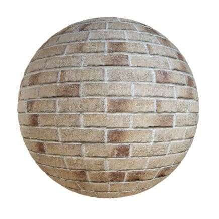 Brown Brick Wall PBR Texture