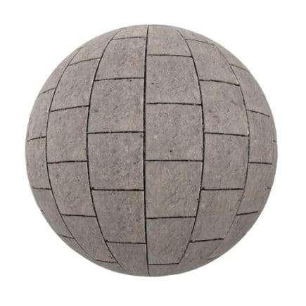 Concrete Pavement PBR Texture