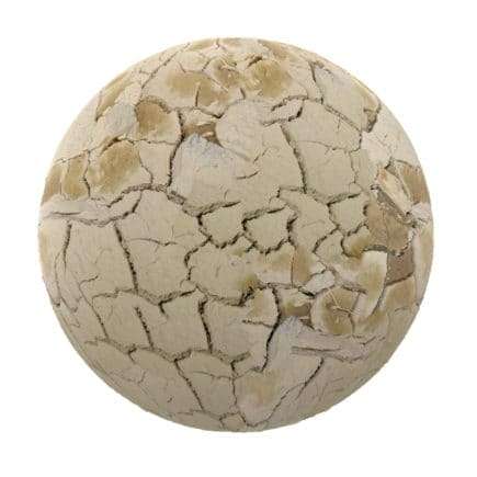 Dry Cracked Dirt PBR Texture